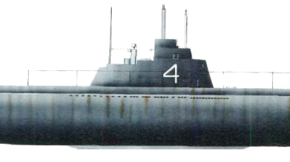 SMS U4 [Submarine] (1914) - drawings, dimensions, figures